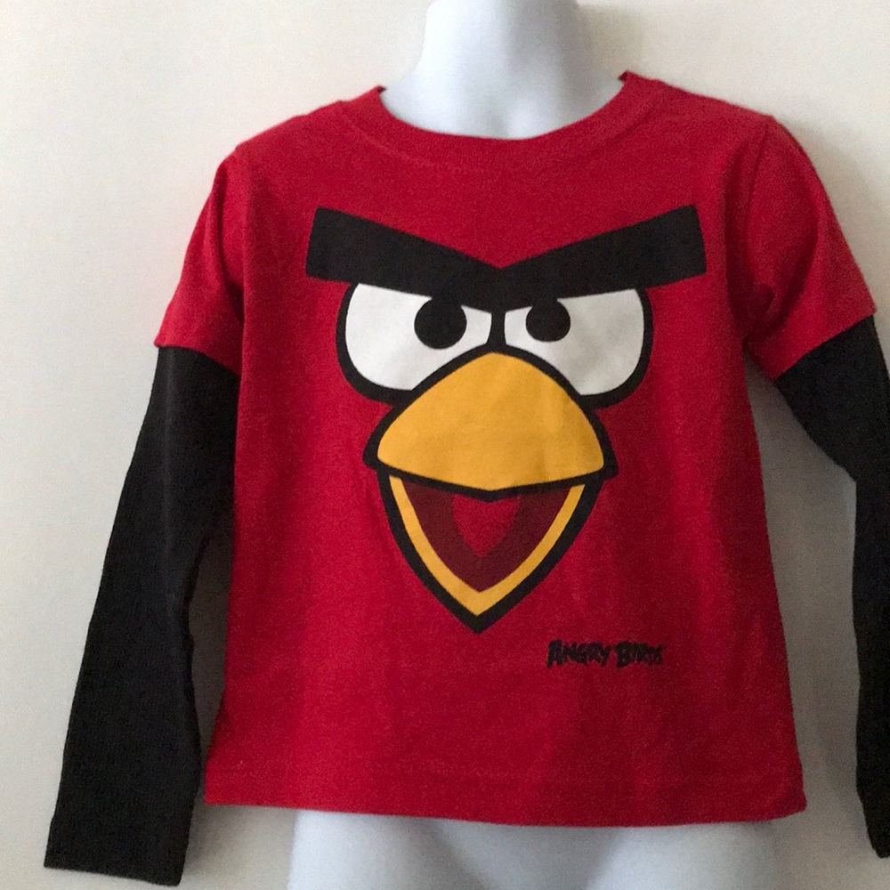 Boys long sleeves Angry Birds Tee Size 2T New